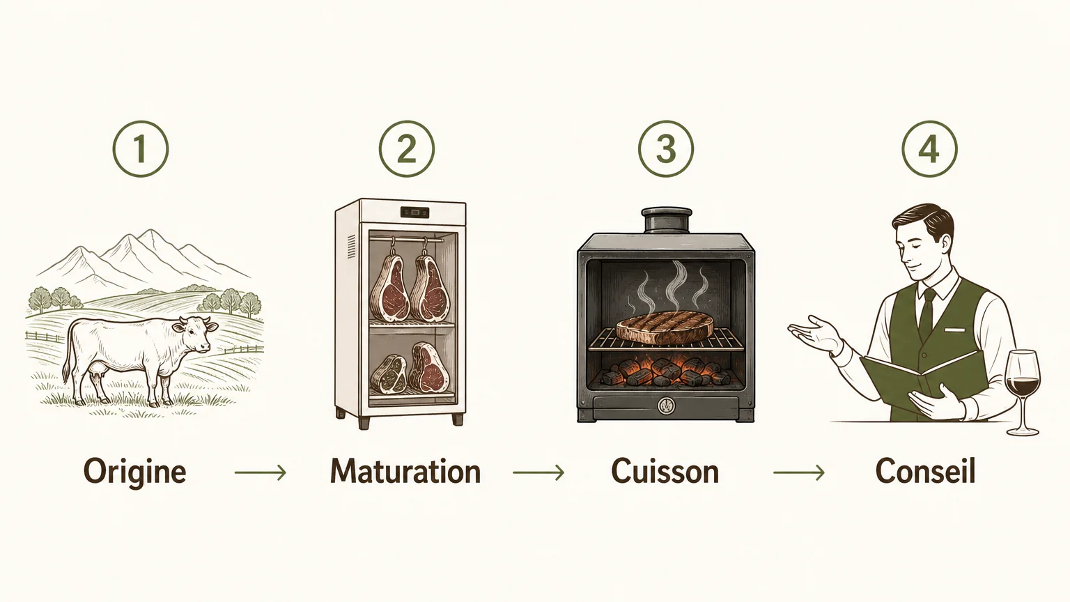 Checklist pour choisir une viande de bœuf au restaurant