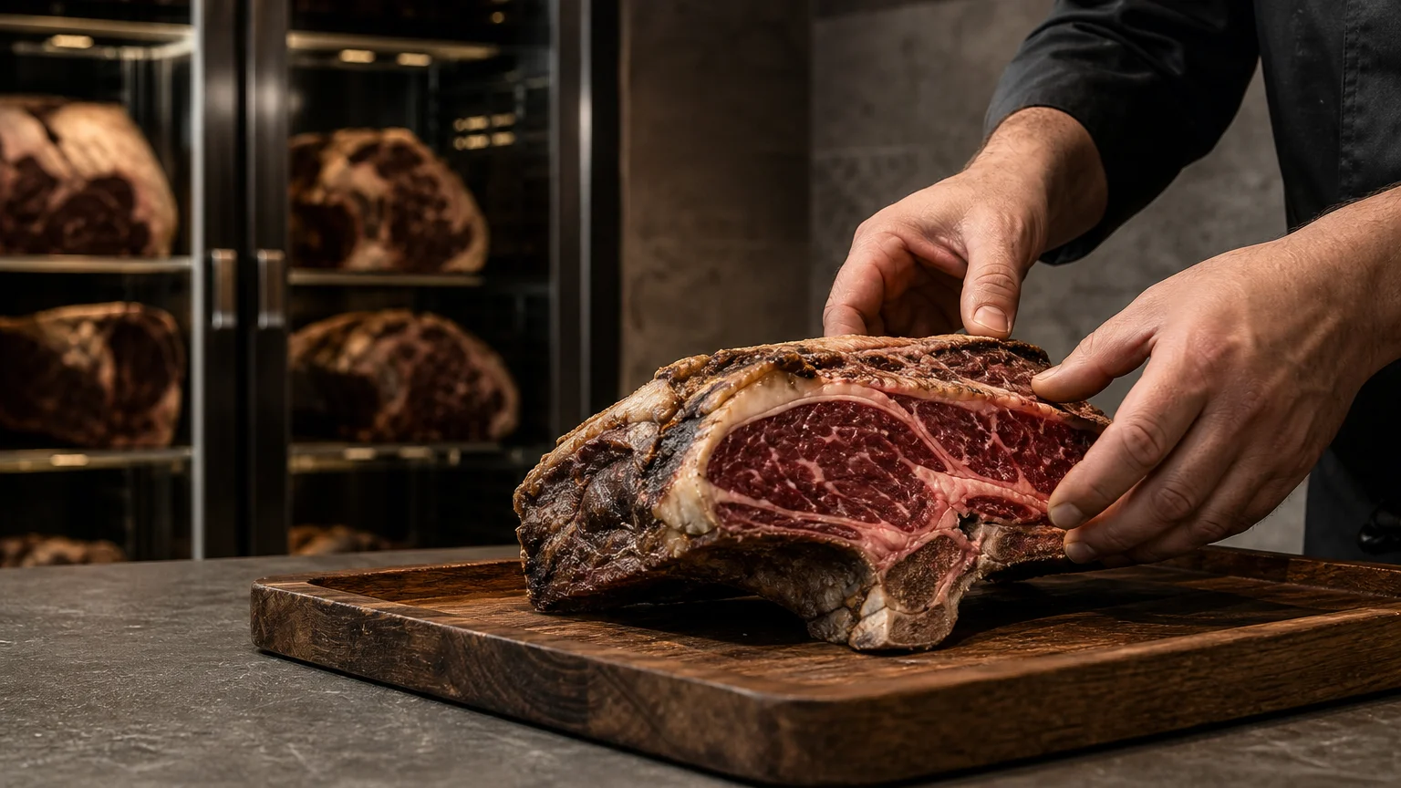 Sélection et maturation d’une pièce de bœuf haut de gamme