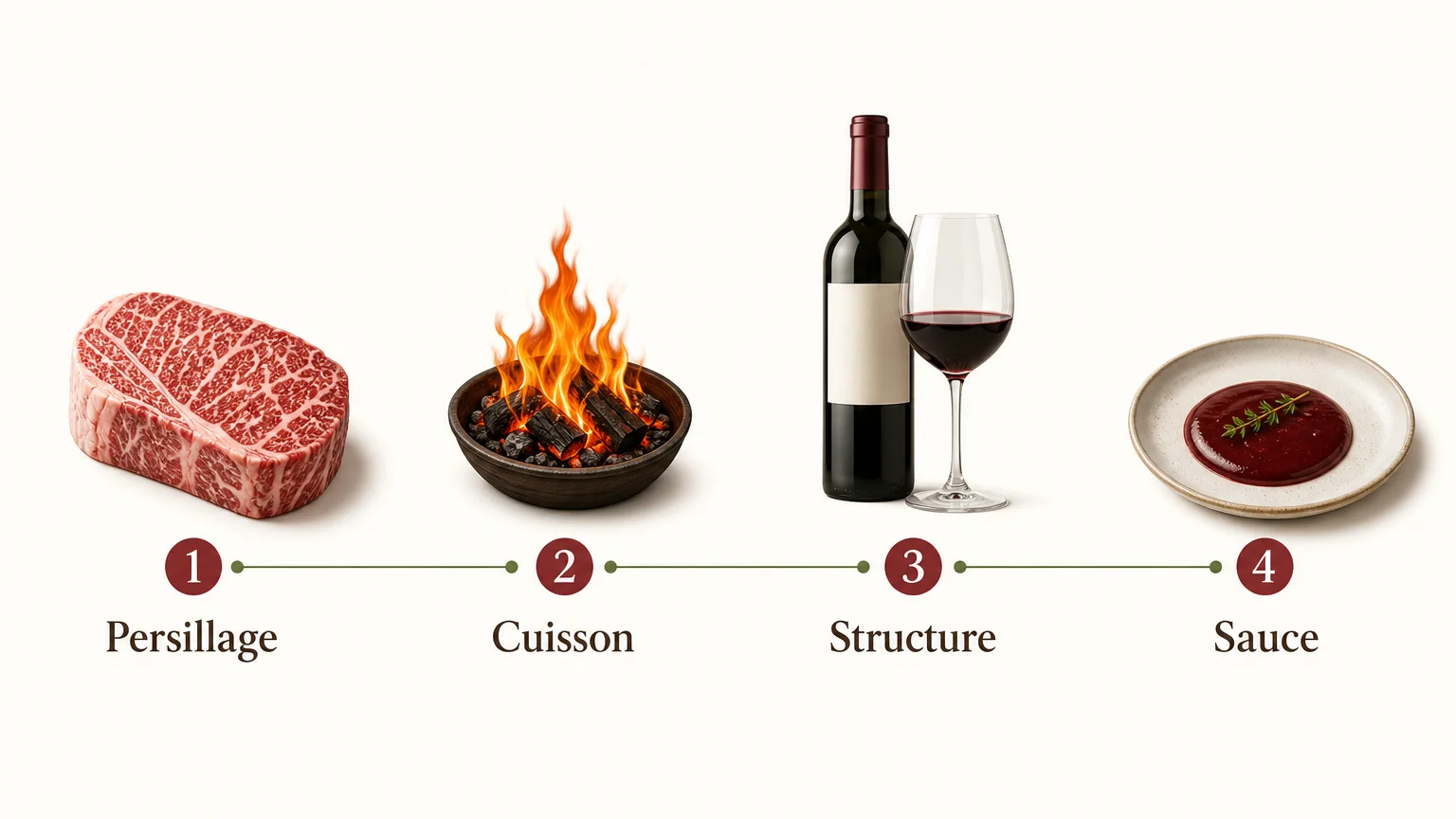 Checklist pour choisir un vin avec du wagyu